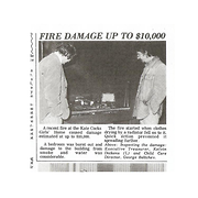 Fire damage up to $10,000